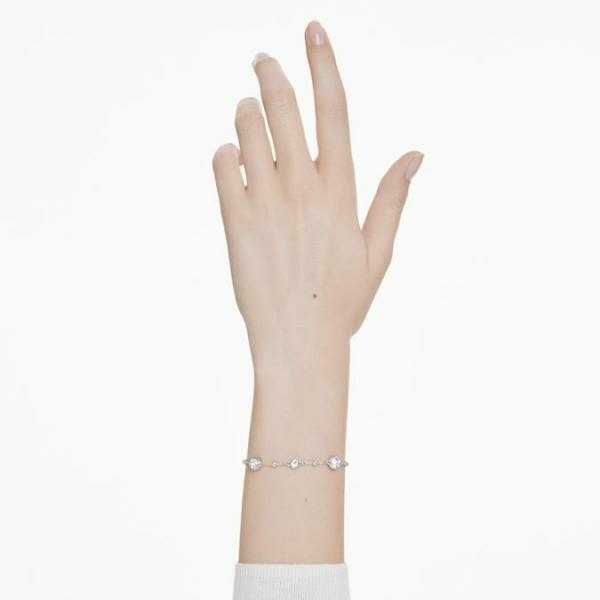 Swarovski Imber ezüst színű karkötő áttetsző kristályokkal 5696079