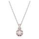 Swarovski Június rózsaszín köves nyaklánc 5652044