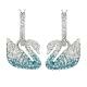 Swarovski Kék ikonikus hattyú szett SZSZETT004