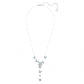 Swarovski Lilia ezüst színű  kék pillangós Y nyaklánc 5662179