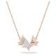 Swarovski Lilia rozé pillangós nyaklánc 5636422
