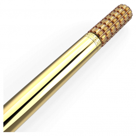 Swarovski Lucent arany színű toll kristályokkal 5618156