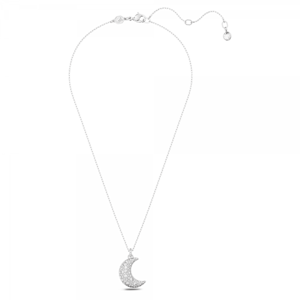 Swarovski Luna ezüst színű függő hold nyaklánc 5666181