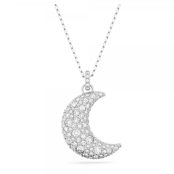 Swarovski Luna ezüst színű függő hold nyaklánc 5666181