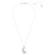 Swarovski Luna ezüst színű függő hold nyaklánc 5666181