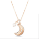 Swarovski Luna kék hold rozé nyaklánc 5673613