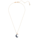 Swarovski Luna kék hold rozé nyaklánc 5673613