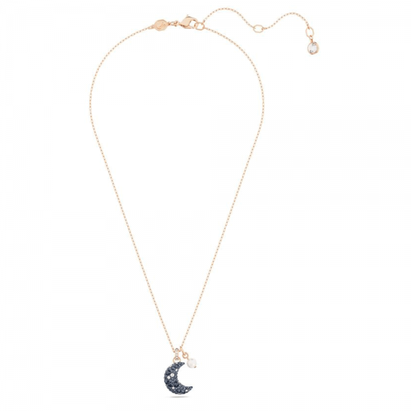 Swarovski Luna kék hold rozé nyaklánc 5673613