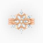 Swarovski Magic rozé gyűrűszett 