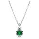 Swarovski Május zöld köves nyaklánc 5651793