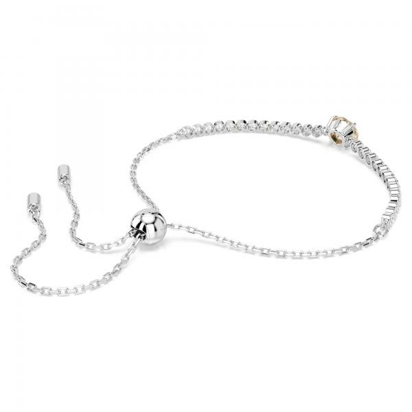 Swarovski Mátrix állítható karkötő áttetsző és sárga kristállyal 5690694