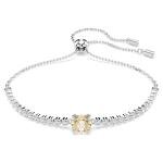 Swarovski Mátrix állítható karkötő áttetsző és sárga kristállyal 5690694