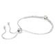 Swarovski Mátrix állítható karkötő áttetsző és sárga kristállyal 5690694