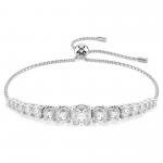 Swarovski Matrix átmenetes metszésű állítható tenisz karkötő 5690677
