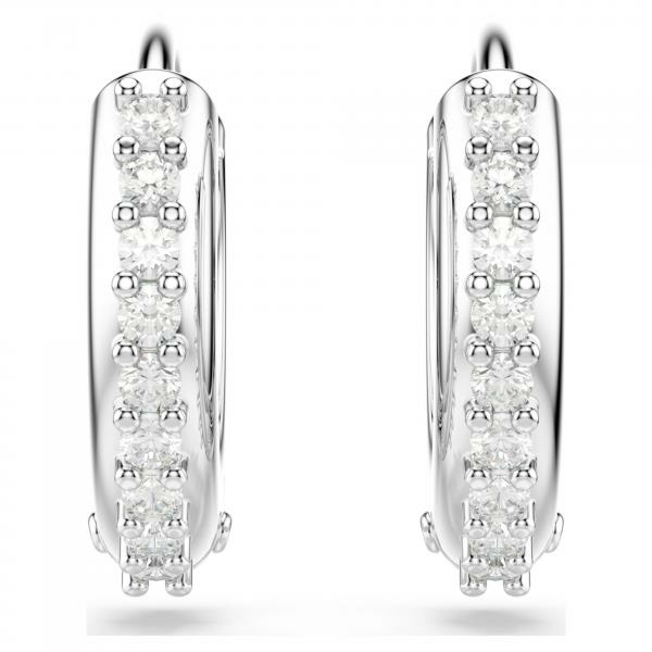Swarovski Matrix ezüst színű karika fülbevaló 5690670