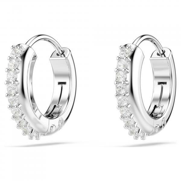 Swarovski Matrix ezüst színű karika fülbevaló 5690670