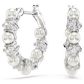 Swarovski Matrix karika fülbevaló kristályokkal és kristálygyöngyökkel 5709256
