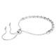 Swarovski Mátrix kristálygyöngy ezüst színű állítható karkötő 5701605
