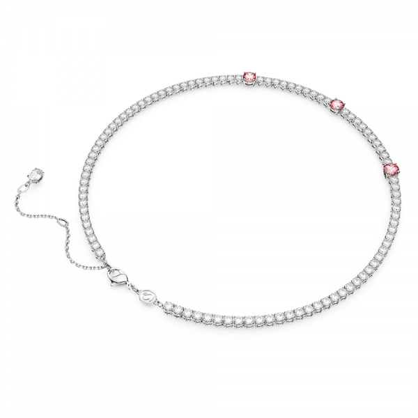 Swarovski Matrix nyaklánc rózsaszín és áttetsző kristállyal 5666165