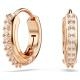 Swarovski Matrix rozé karika fülbevaló 5690669