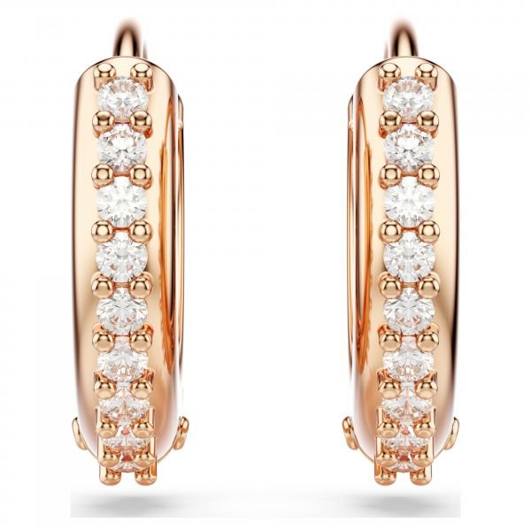 Swarovski Matrix rozé karika fülbevaló 5690669