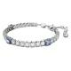 Swarovski Matrix tenisz karkötő kék és áttetsző kristállyal 5666426