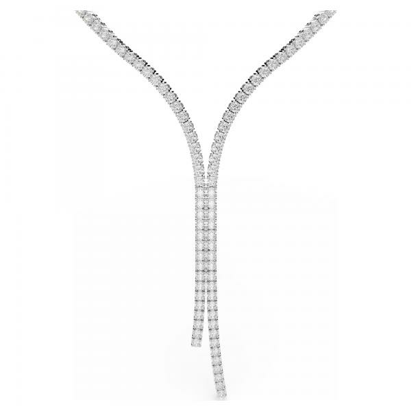 Swarovski Matrix Y ezüst színű nyaklánc 5707988