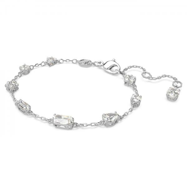 Swarovski Mesmera ezüst színű karkötő csepp alakú kristályokkal 5661530