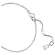 Swarovski Mesmera ezüst színű karkötő kék kristállyal 5668359