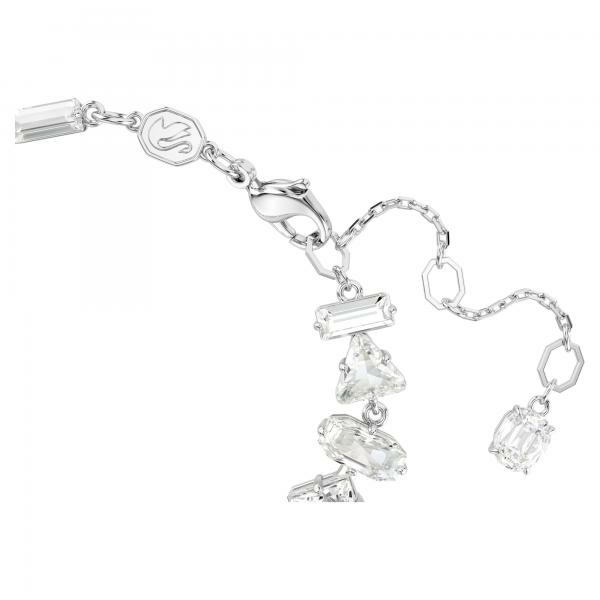 Swarovski Mesmera ezüst színű karkötő vegyes metszésű kristályokkal 5661529