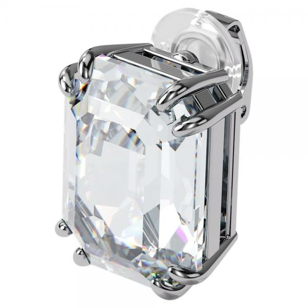 Swarovski Mesmera ezüst színű klipsz swarovski kristályokkal fél pár 5600860