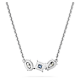 Swarovski Mesmera ezüst színű nyaklánc kék kristállyal 5673561