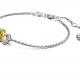 Swarovski Mesmera karkötő fehér és sárga kristállyal 5668362