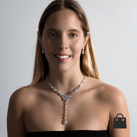Swarovski Mesmera nyaklanc fülbevalo szett