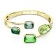 Swarovski Millenia arany színű karperec zöld kristályokkal 5671246