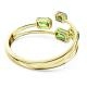 Swarovski Millenia arany színű karperec zöld kristályokkal 5671246
