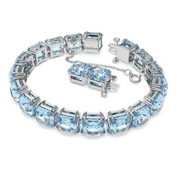 Swarovski Millenia ezüst színű karkötő kék kristállyal 5614924