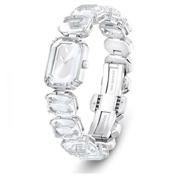 Swarovski Millenia ezüst színű óra áttetsző kristályokkal 5621173