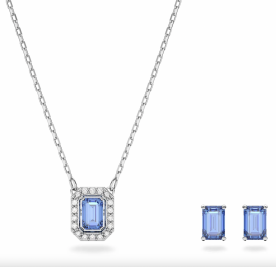 Swarovski Millenia kék köves ezüst színű ékszer szett 5641171