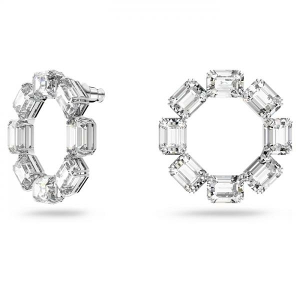 Swarovski Millenia szögletes csiszolású karika fülbevaló 5618629