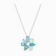 Swarovski Nap virág ezüst színű nyaklánc 5520492