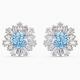 Swarovski Napfény fülbevaló kék és fehér kristályokkal 5536741