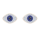 Swarovski Nazar szeme rozé fülbevaló kristályokkal 5510067