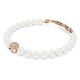 Swarovski Nice kristálygyöngy karkötő rozé tollal 5663482
