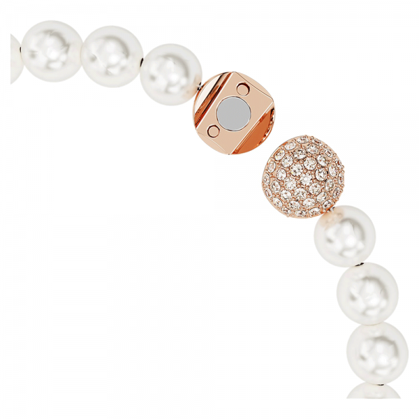 Swarovski Nice kristálygyöngy karkötő rozé tollal 5663482