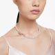 Swarovski Nice kristálygyöngy nyaklánc rozé tollal 5669221