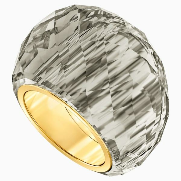 Swarovski Nirvana arany színű szürke gyűrű 