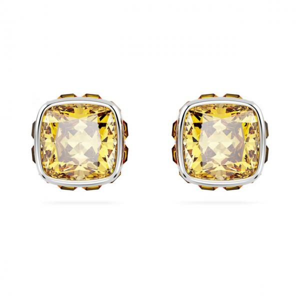 Swarovski November sárga köves bedugós fülbevaló 5660802