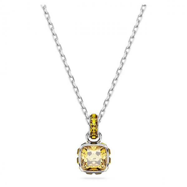 Swarovski November sárga köves nyaklánc 5651792
