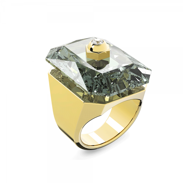 Swarovski Numina arany színű gyűrű nagy szürke kővel 5620759